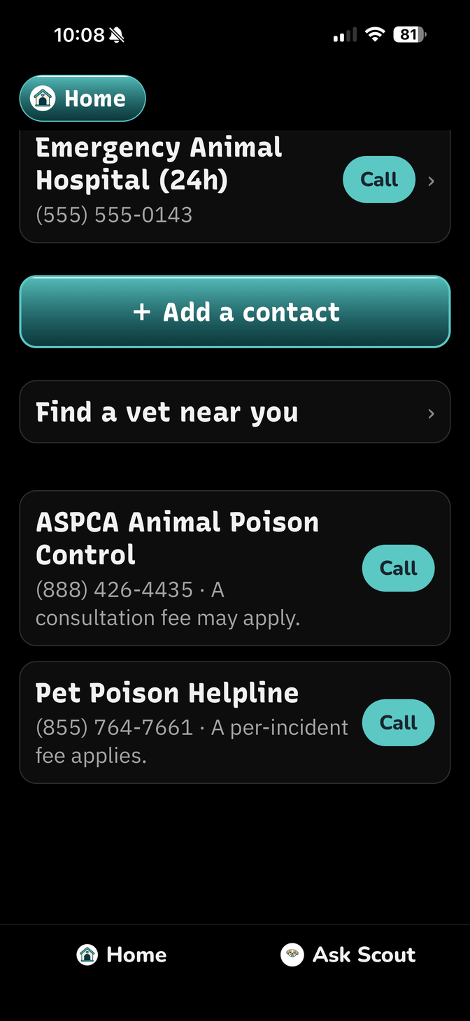 Care info